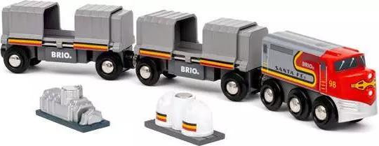 Productafbeelding Ravensburger BRIO World - 36089 Treinen van de Wereld Santa Fe trein | Speelgoedtrein voor kinderen vanaf 3 jaar