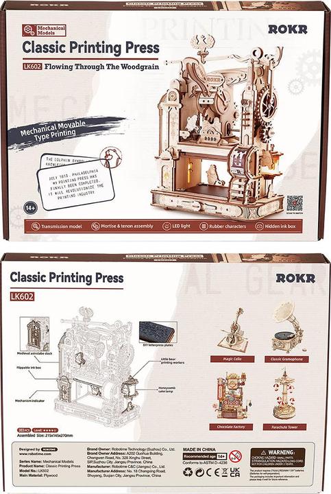 Produktbild Rokr Klassische Druckpresse
