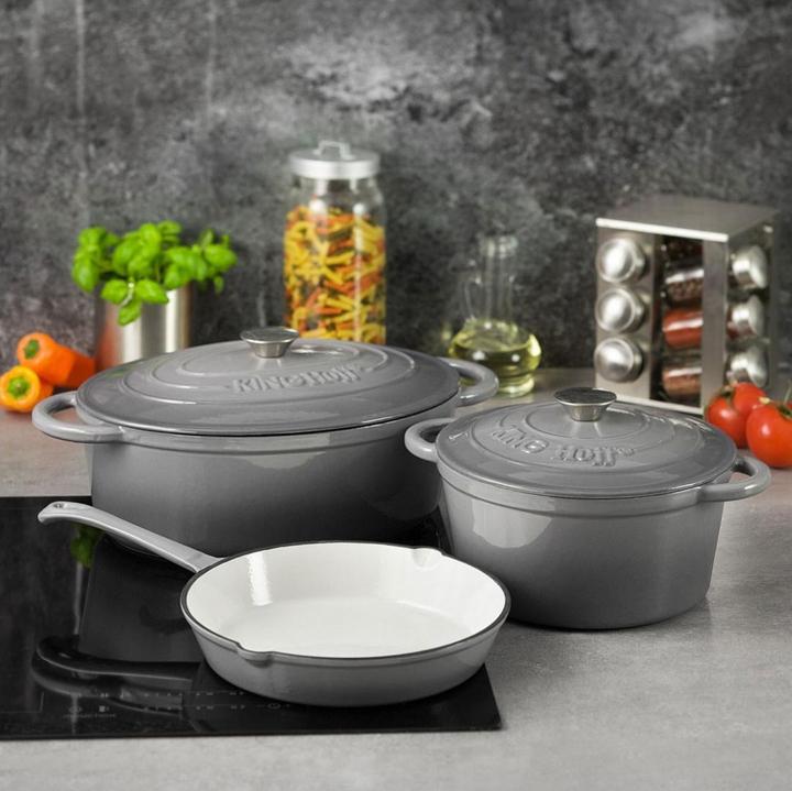 Productafbeelding Kinghoff Geëmailleerde gietijzeren pan 26cm KH-1519