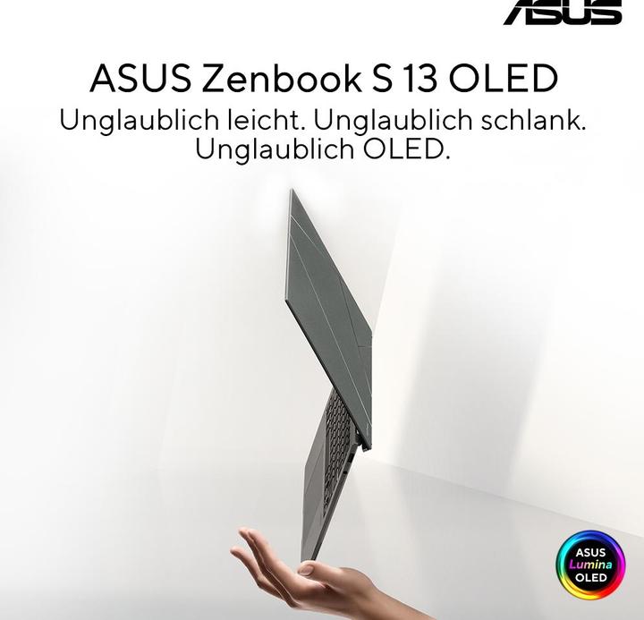 Actual product image ASUS ZenBook S 13 OLED (13.30", Intel Core Ultra 7 155U, 32 GB, 1000 GB, CH)