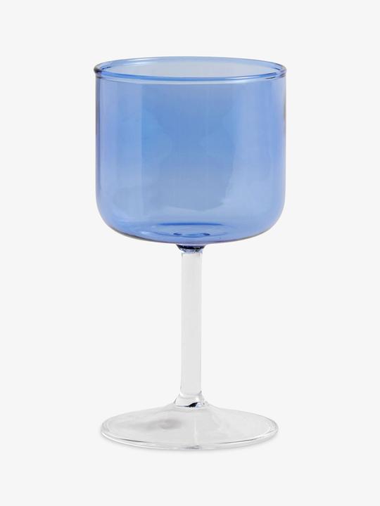 Actual product image HAY Lots de 2 verres?? vin TINT Bleu clair (25 cl, 2 Glasses, Red wine glasses)