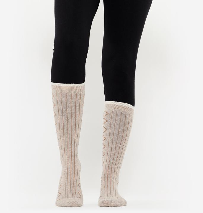 Image du produit Kimjaly Chaussettes de méditation en laine mérinos - beige (35, 38)