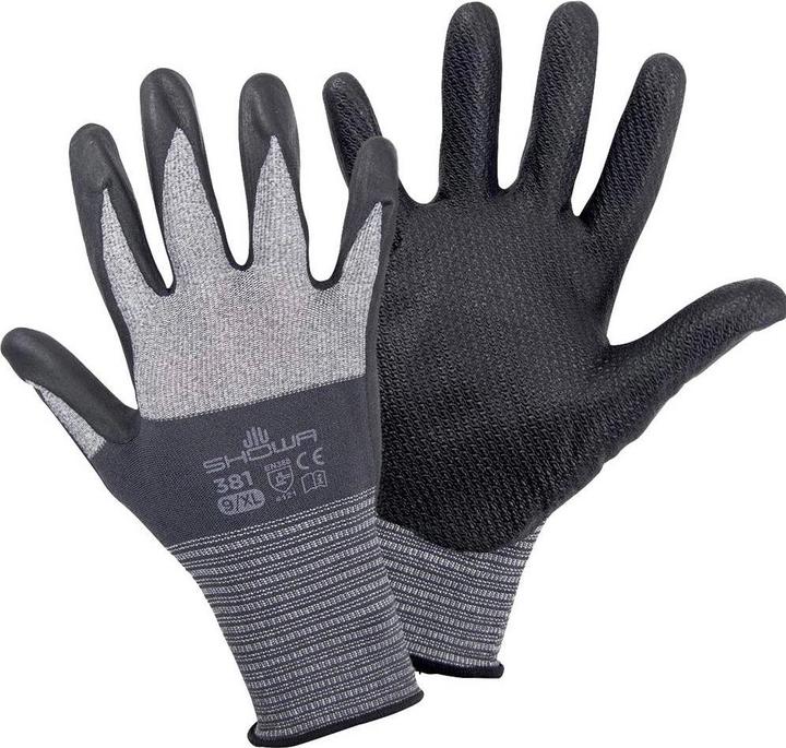Actual product image Showa Microfibre knitted gloves 381 (8)