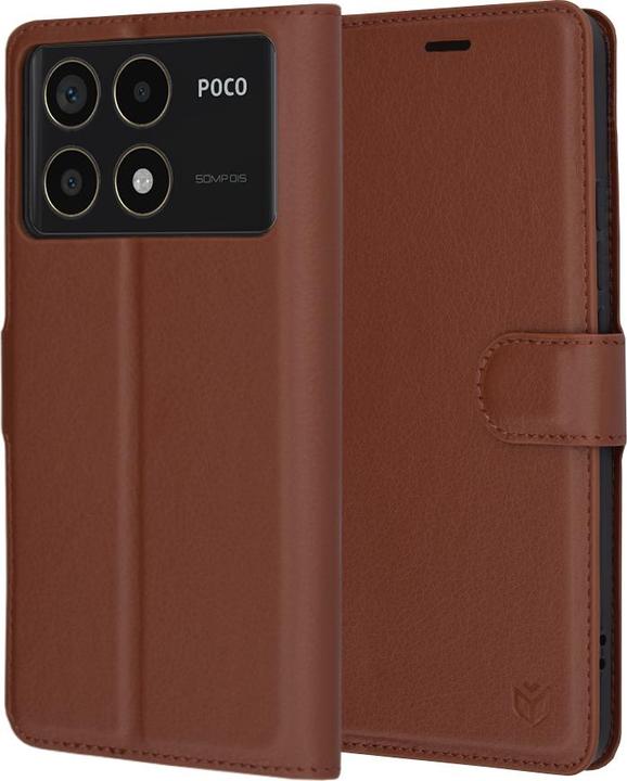Image du produit Techsuit - Leather Folio - Xiaomi Poco F6 Pro - Brown (Xiaomi Poco F6 Pro)