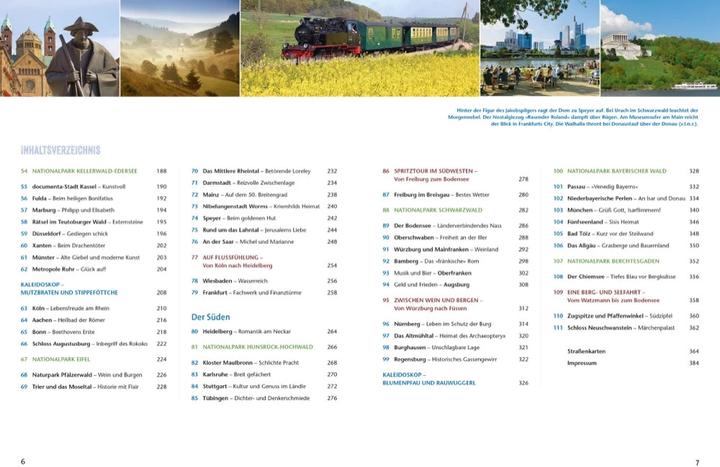 Produktbild Das Reisebuch Deutschland (Deutsch, Axel Pinck, Britta Mentzel, Eva Becker, Barbara Rusch, 2021)