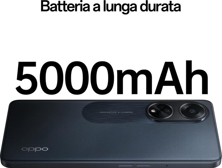 Produktbild OPPO A98 EU (256 GB, Cool Black, 6.72", Dual SIM, 64 Mpx, 5G)