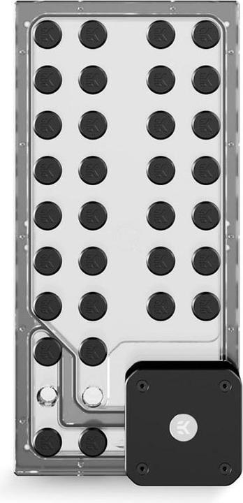 Actual product image EKWB EK-QuantumX Loophole Distroplate D5 PWM - black