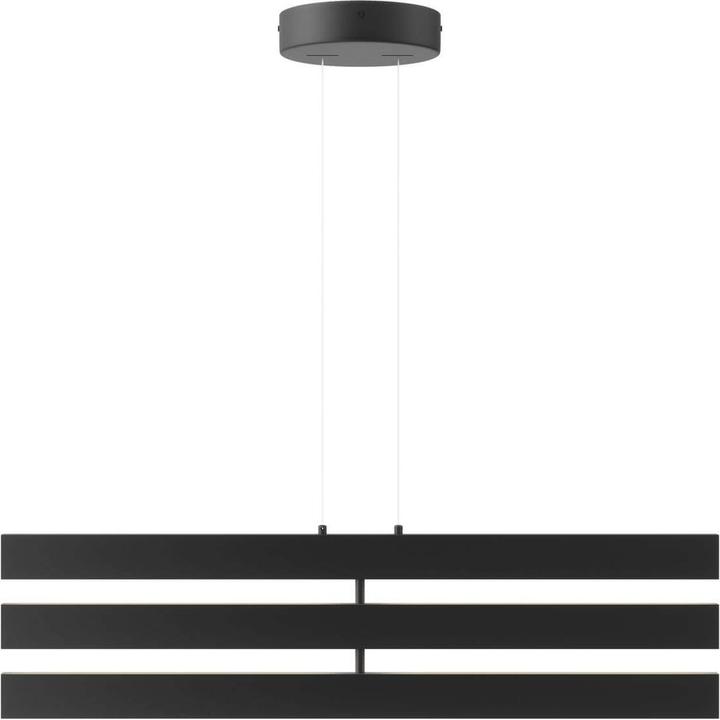 Image du produit Maytoni Origami LED Suspension, lampe à suspendre 3x 46W Noir Blanc Neutre