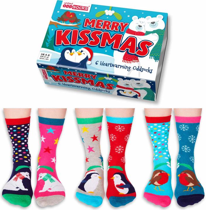 Produktbild United Oddsocks Merry Kissmass (3er Pack, 37 - 42)