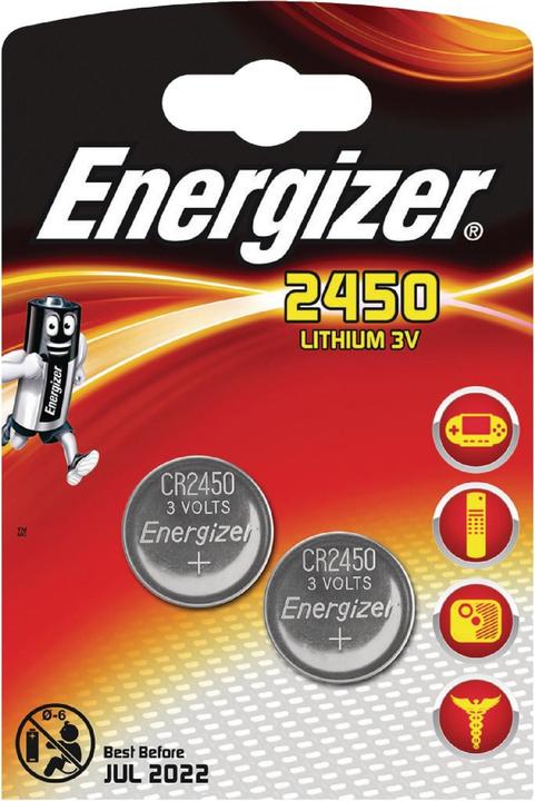 Actual product image Energizer CR2450 Lithium (2 pcs., CR2450, 620 mAh)