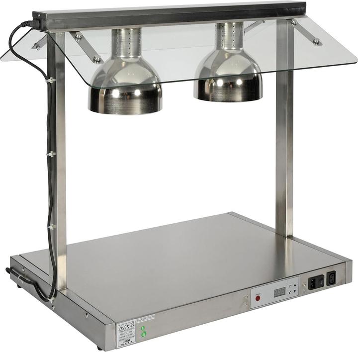 Actual product image Mayfair Electric carvery lamp units-2 230V/900W CH Stecker 810x530x748 mm CNS