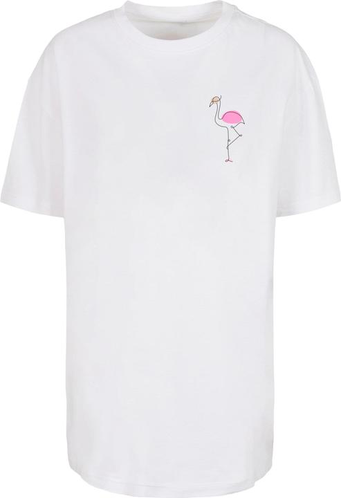 Merchcode Ladies Flamingo Oversized Boyfriend Tee - 118467 (4XL)