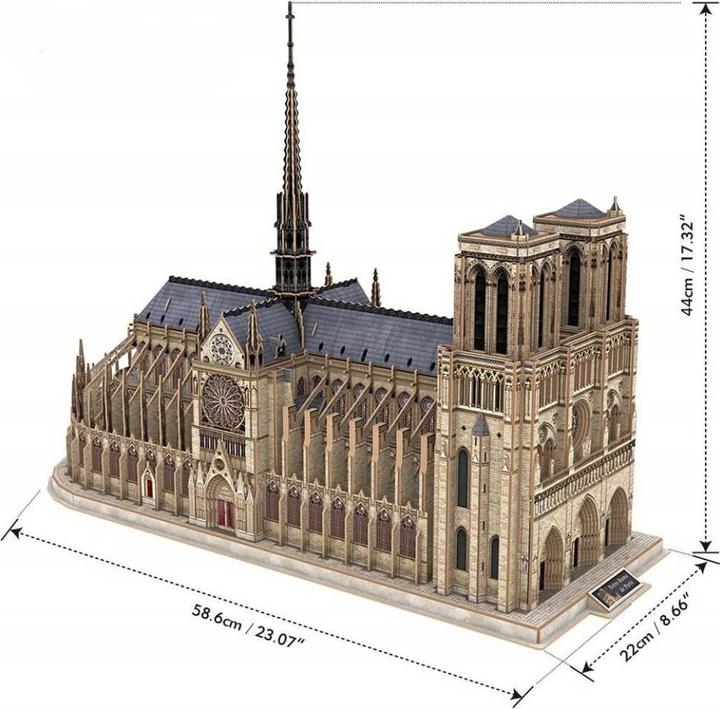Image du produit Cubicfun CUBIC FUN WORLD'S GREAT ARCHITECTURE 306-20260 PUZZLE 3D - NOTRE DAME (293 pièces)
