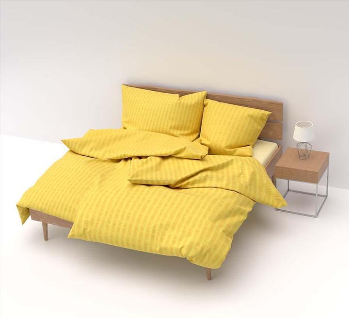 Actual product image Lotus Bettwaren Bed Linen Satin Seersucker uni (Duvet cover, 200 x 210 cm)