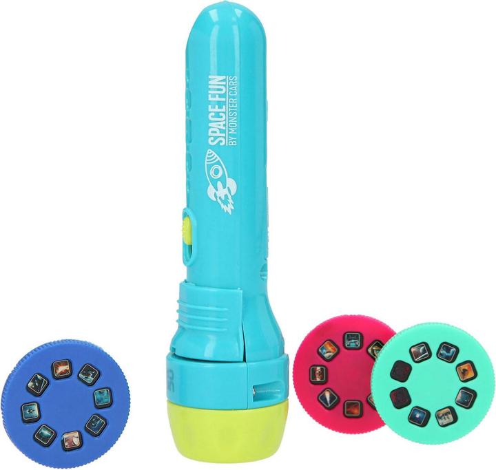 Image du produit Depesche Lampe de poche Monster Cars Spacefun avec effets visuels