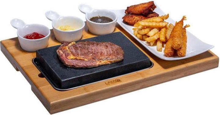 Actual product image LavaQ Hot Stone Steak Set