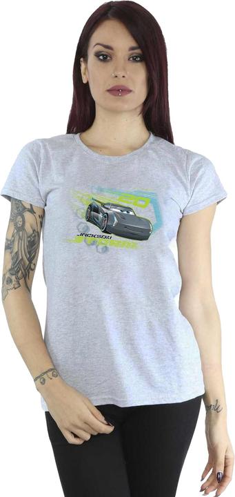 Actual product image Disney Womens/Ladies Cars Jackson Storm Cotton T-Shirt (L)