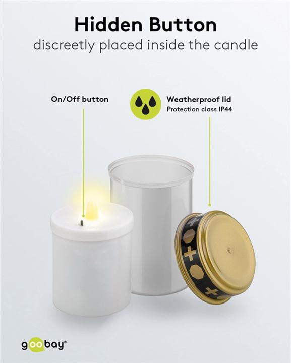 Productafbeelding Goobay LED grafverlichting, wit (1 x)