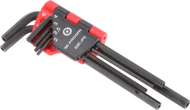 Actual product image Facom 6pc Key Set for 6 Point Safety Screws