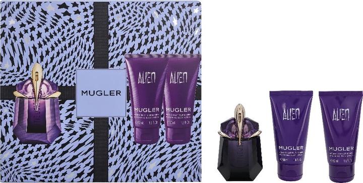 Actual product image Thierry Mugler Set Alien Eau de Parfum 30ml + 2x Body Lotion 50ml (Eau de parfum, 130 ml)