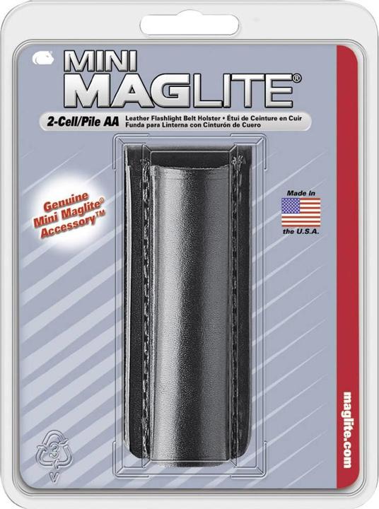 Actual product image Maglite Leather holster/AA/black