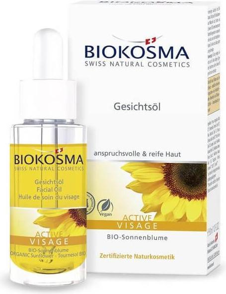 Immagine prodotto Biokosma Olio viso vegetale attivo puro 30ml (30 ml, Olio viso)