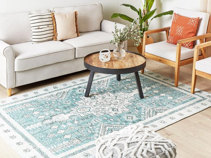 Immagine prodotto Beliani Tappeto in cotone verde menta 160 x 230 cm FULLA (160 x 230 cm)