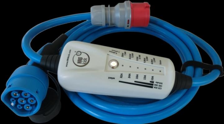 Actual product image NRGkick 16A, type 2, light (Type 2, 11 kW, 16 A, CEE 16)