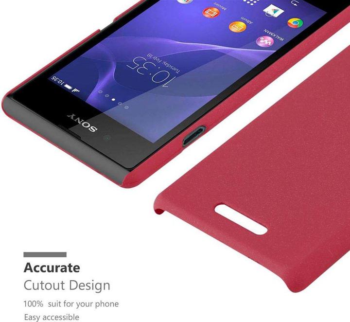 Productafbeelding Cadorabo Harde kaft Frosty Cover (Xperia E3)
