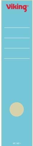 Image du produit Viking Étiquettes dos de classeur Bleu 10 pièces papier