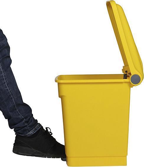 Immagine prodotto kaiserkraft Cestino di plastica a pedali (30 l)