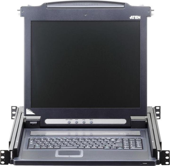 Produktbild Aten CL1000N KVM-Konsole, 19" LCD, VGA, PS/2, Tastaturlayout D