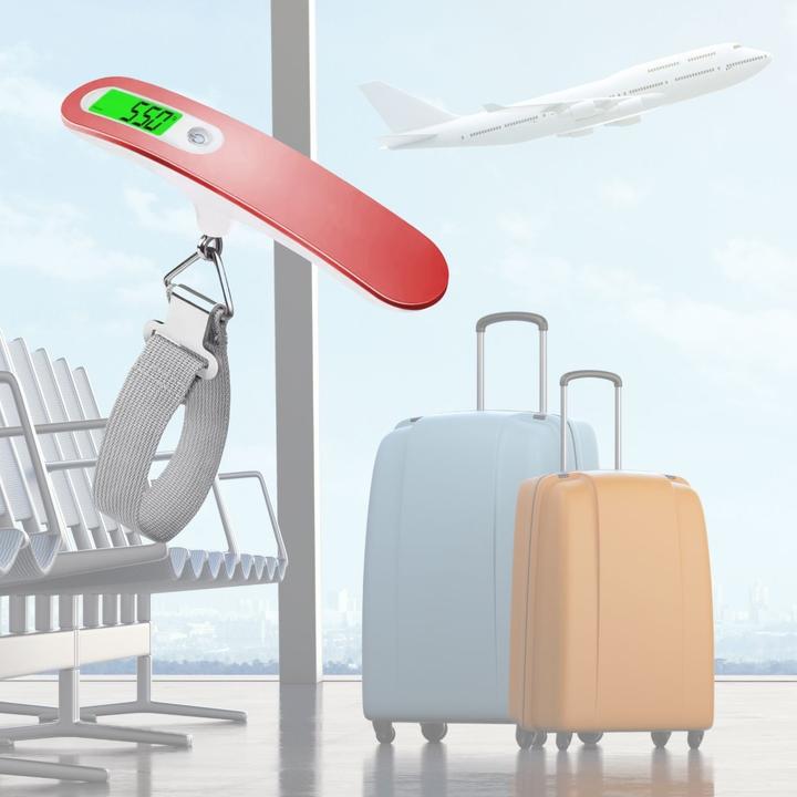 Image du produit Hermex Balance de voyage numérique Balance à bagages Balance manuelle Balance suspendue (Pèses bagage)