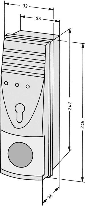 Actual product image effeff EFF 1340-20-----F90 ESCAPE DOOR CONTROL TERMINAL 1340-20 AP 24 V (Indoor)
