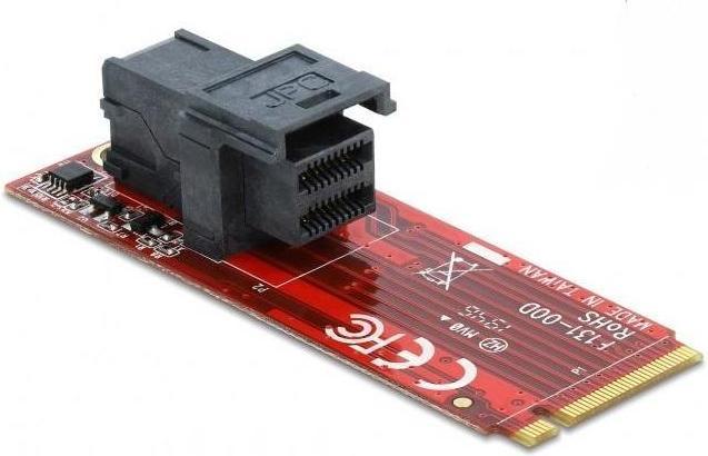 Actual product image Delock M2 - U2 SFF-8643 adapter