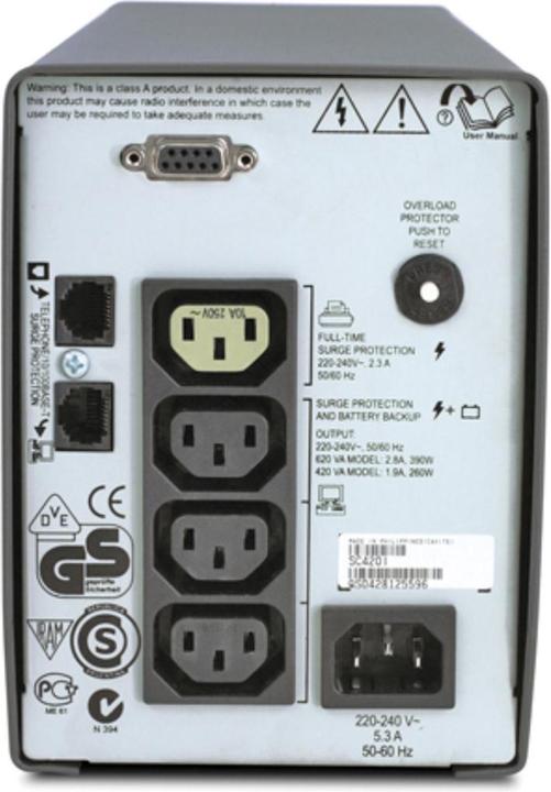 Produktbild APC Sc420i (420 VA, 260 W, Line-Interaktiv USV)