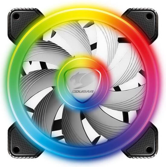 Produktbild Cougar Gaming VORTEX RGB SPB 120 Cooling Fan Computergehäuse Kühler 12 cm Schwarz