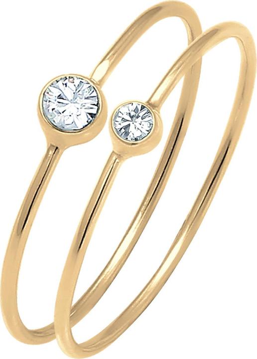 Immagine prodotto Elli Set di anelli, anello solitario (52, 925 Argento)