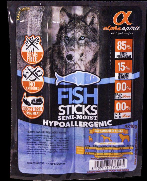 Image du produit Alpha Spirit Bâtonnets de poulet au poisson Ristra (Adulte, 1 pcs, 40 g)