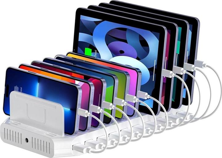 Immagine prodotto Unitek STACJA ŁADUJĄCA 10X USB 2.4A 60W BIAŁA (60 W)