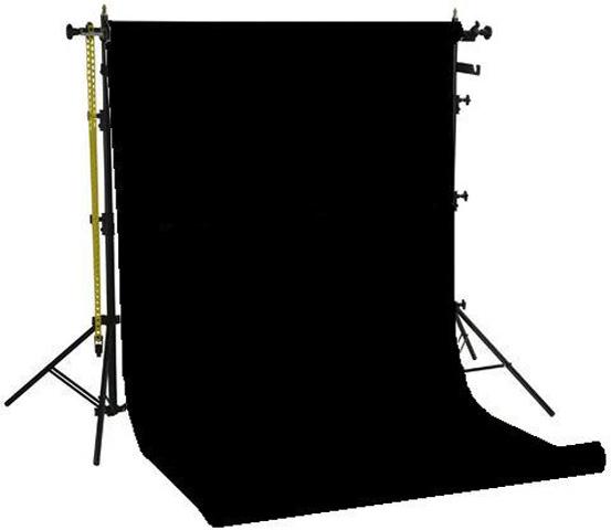 Productafbeelding Falcon Eyes Achtergrondsysteem SPK-1Z incl. 1 rol zwart 1,35x11 m (135 cm, 1100 cm)