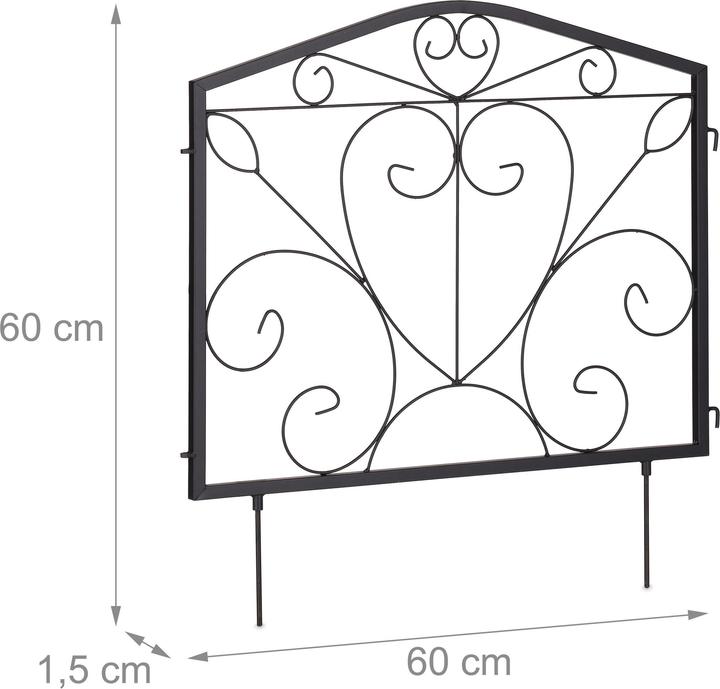 Productafbeelding Relaxdays 4x bedhek (240 cm)