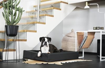 Productafbeelding Bia Kunstleer Hoes Hondenmand Zwart (Hond)