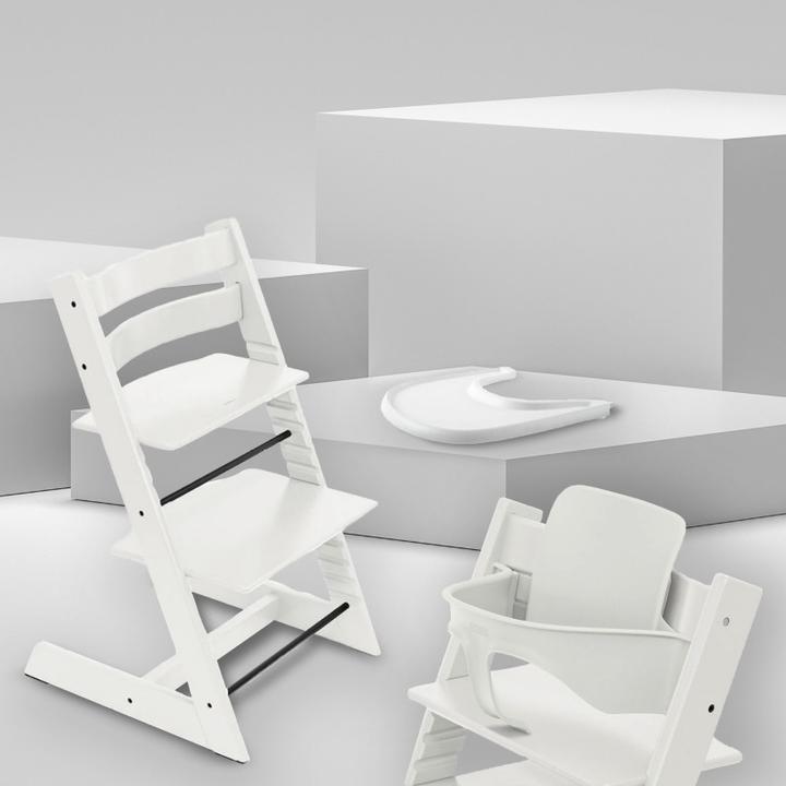 Produktbild Stokke Tripp Trapp Special Bundle 3, Weiss (Hochstuhl Sitzerhöhung)
