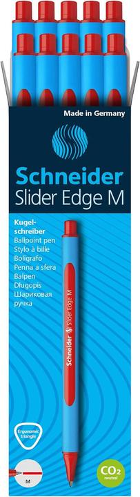 Actual product image Schneider Ballpoint pen Slider Edge (Red, 10 x)