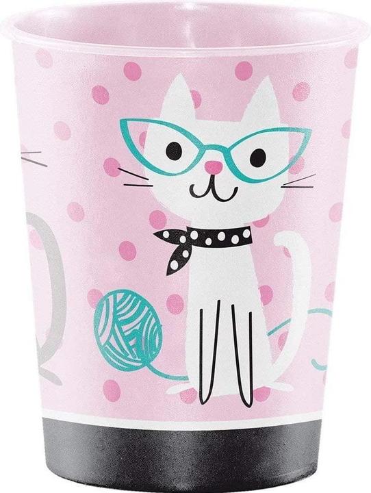 Produktbild Creative Party Purrfect Plastik Party Becher