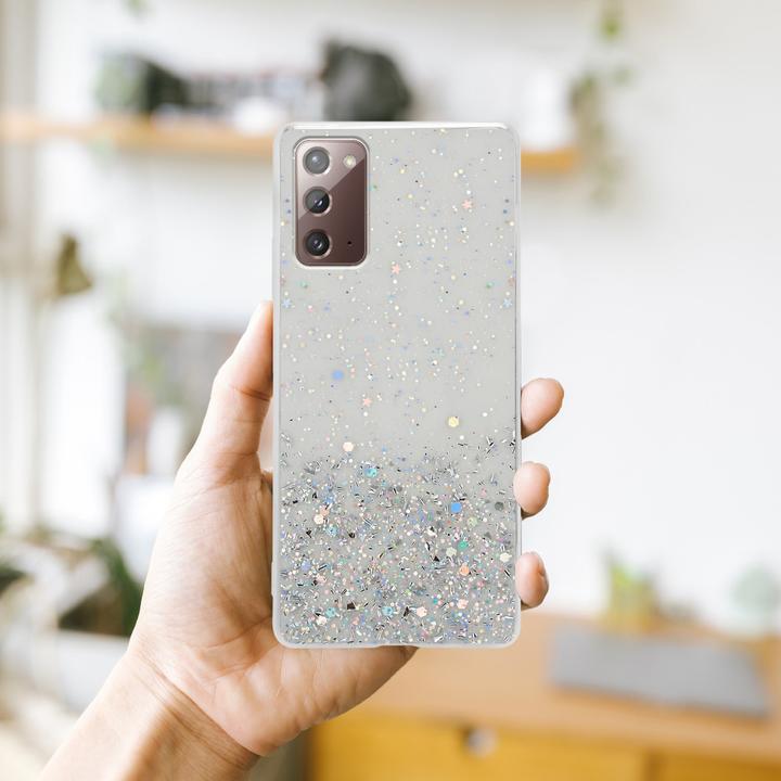 Immagine prodotto Cadorabo Cover in TPU con glitter per Samsung Galaxy NOTE 20 (Samsung Galaxy Note 20)
