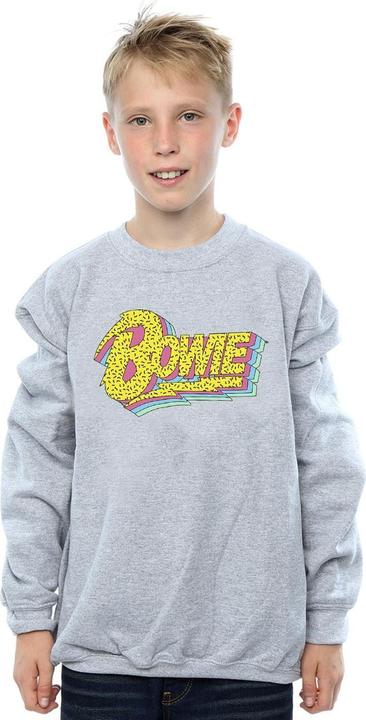 Produktbild David Bowie Moonlight 90s Logo Sweatshirt Jungen (140, 146)
