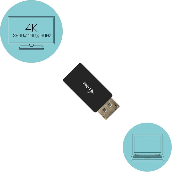Actual product image i-tec DisplayPort zu (HDMI, 5 cm)