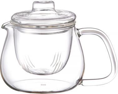 KINTO Unitea Kanne Mit Tee-Ei Aus Glas, 450 Ml (0.45 l)